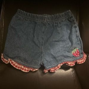 2T girls jean shorts